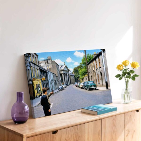 St Francis Street, Galway, Ireland 1960s - Canvas Print St Francis Street, Galway, Ireland 1960s - Canvas Print