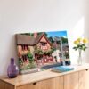 Abinger Hammer Post Office, Surrey, England 1950s - Canvas Print Abinger Hammer Post Office, Surrey, England 1950s - Canvas Print