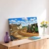 Ffestiniog Railway Harbour Station, Porthmadog, Wales 1970s - Canvas Print