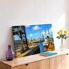 Tyne Commission Quay, North Shields, England 1950s - Canvas Print Tyne Commission Quay, North Shields, England 1950s - Canvas Print