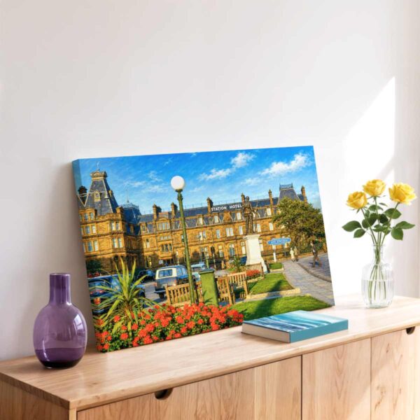 Station Hotel, Ayr, Scotland 1960s - Canvas Print