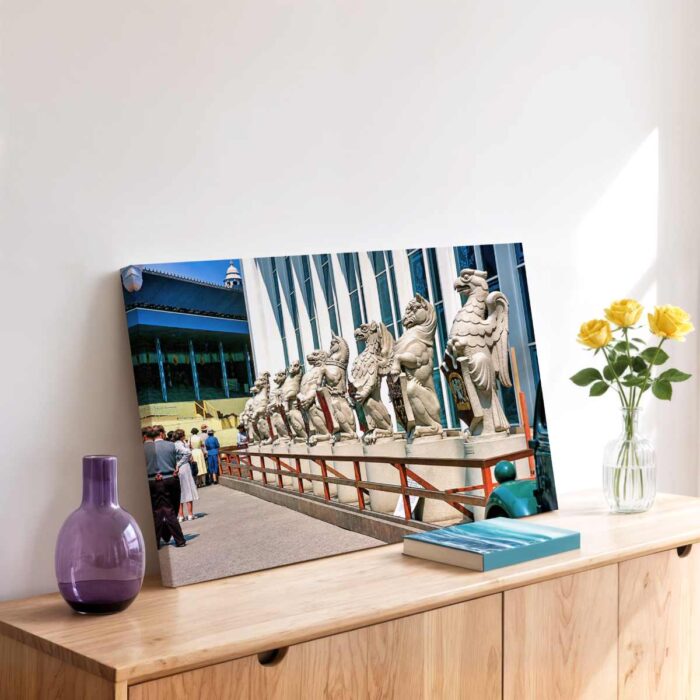 The Queen's Beasts, Westminster Abbey, London 1953 - Canvas Print