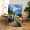 Bavarian Zugspitze Railway, Germany 1950s - Canvas Print Bavarian Zugspitze Railway, Germany 1950s - Canvas Print