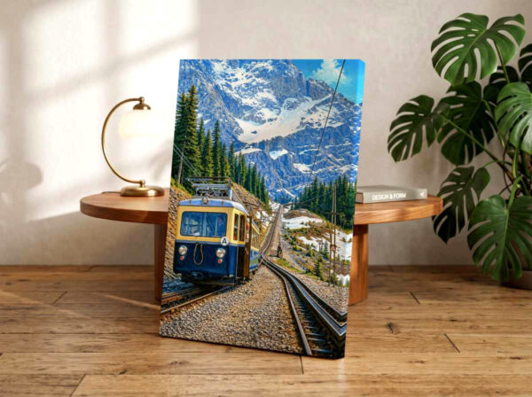 Bavarian Zugspitze Railway, Germany 1950s - Canvas Print Bavarian Zugspitze Railway, Germany 1950s - Canvas Print