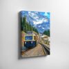 Bavarian Zugspitze Railway, Germany 1950s - Canvas Print Bavarian Zugspitze Railway, Germany 1950s - Canvas Print