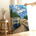 Bavarian Zugspitze Railway, Germany 1950s - Canvas Print